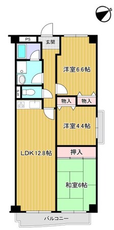 ラフィーネ高塚の物件間取画像